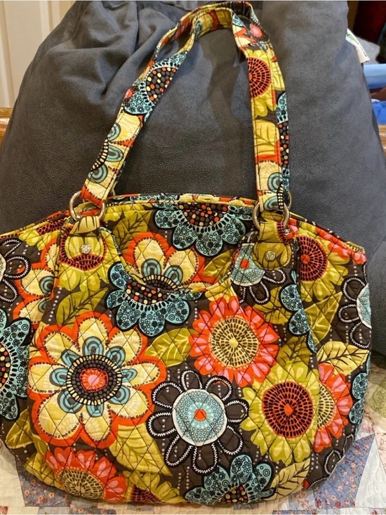 Vera Bradley Handbags - Vera Bradley Multi Floral Quilted Tote with Bright Accents